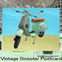 Sweet Vintage Scooter amusant