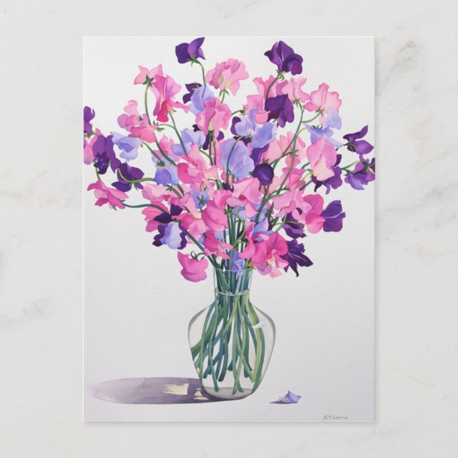 Carte Postale Sweetpeas 2007 (Devant)