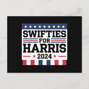 Carte Postale Swifties pour Kamala Harris 2024 Vote Soutien