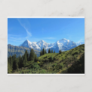 Carte Postale Switzerland Majestic Beautiful Mountains