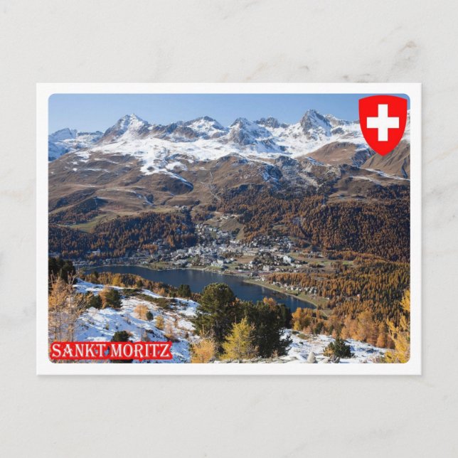 Carte Postale Switzerland - Saint-Moritz (Devant)