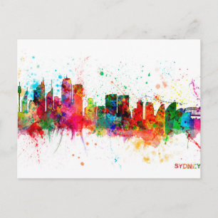 Carte Postale Sydney Australia Skyline