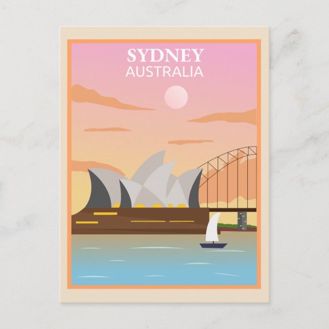 Carte postale Sydney Australie (Devant)