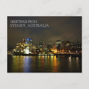 Carte Postale Sydney Australie La Nuit