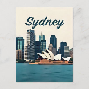 Carte Postale Sydney Australie Vue Ciel Voyage
