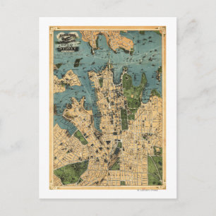 Carte Postale Sydney, AustralieCarte panoramique