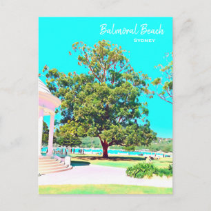 Carte Postale Sydney Balmoral Beach blanc Rotunda