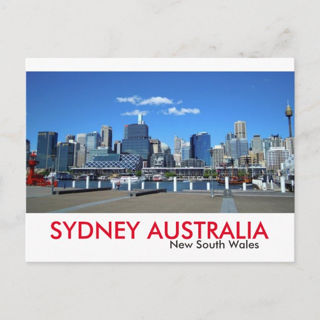 Carte Postale Sydney Darling Harbour (Devant)