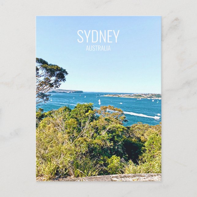 Carte Postale Sydney Georges Head Mosman Australie (Devant)