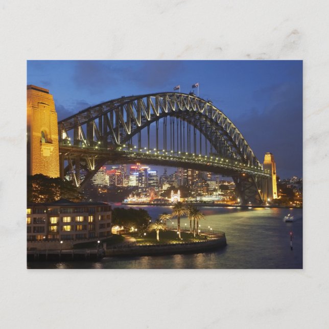 Carte Postale Sydney Harbour Bridge et Park Hyatt Sydney Hotel (Devant)