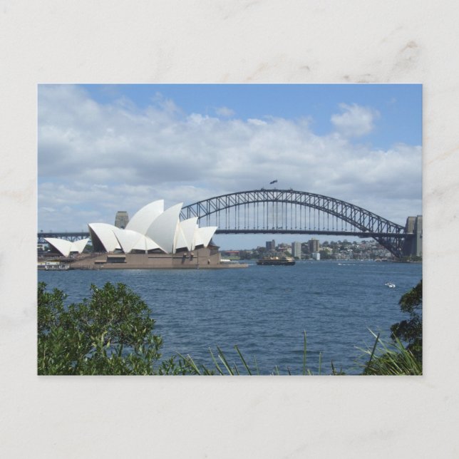 Carte postale Sydney Harbour Skyline (Devant)