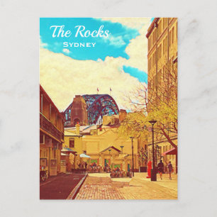 Carte Postale Sydney Les Roches avec le pont portuaire Voyage