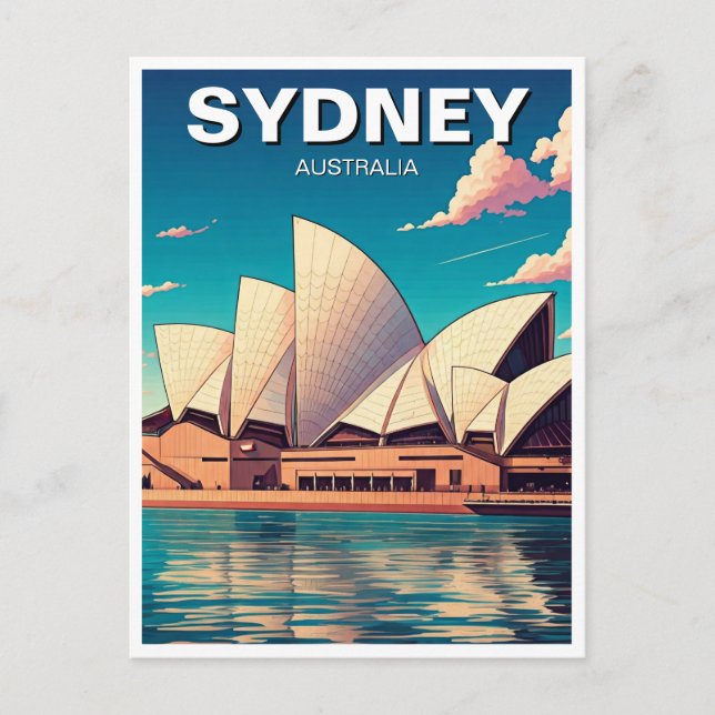 Carte Postale Sydney Opera House Australie (Devant)