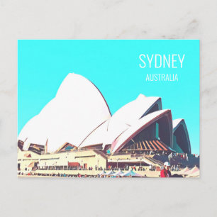 Carte Postale Sydney Opera House Imprimé voyage australien