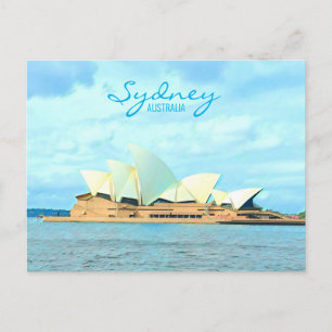 Carte Postale Sydney Opera House Imprimé voyage australien