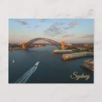 Carte postale Sydney - Photo aérienne du port de S