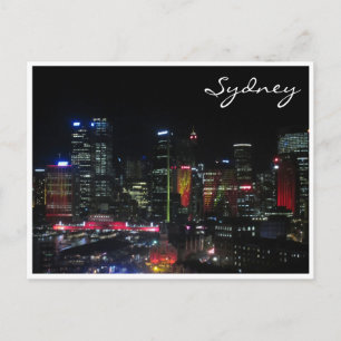 Carte Postale sydney vivid rouge