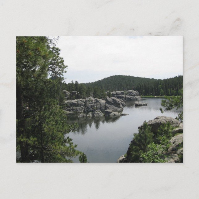 Carte Postale Sylvan Lake dans le Dakota du Sud (Devant)