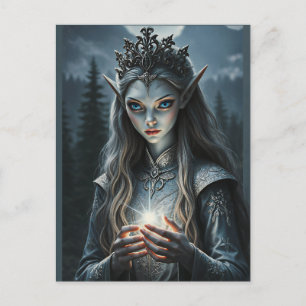 Carte Postale Sylvarae Nightwhisper Mystique Elfe Sorcière