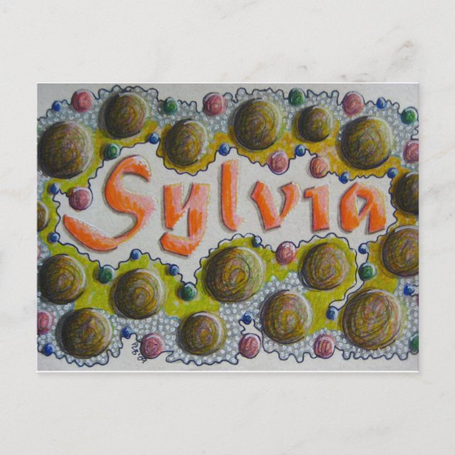 Carte postale Sylvia (Devant)