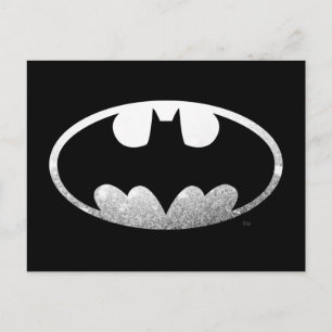 Carte Postale Symbole Batman Logo Grainy