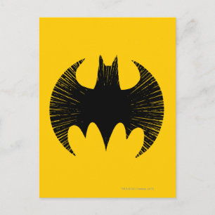 Carte Postale Symbole Batman Logo Streak