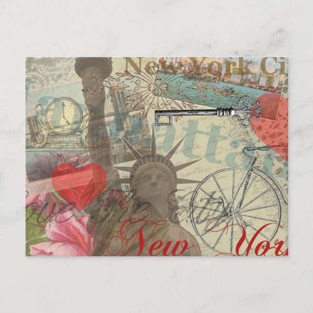 Carte Postale Symbole d'Art de New York (Devant)