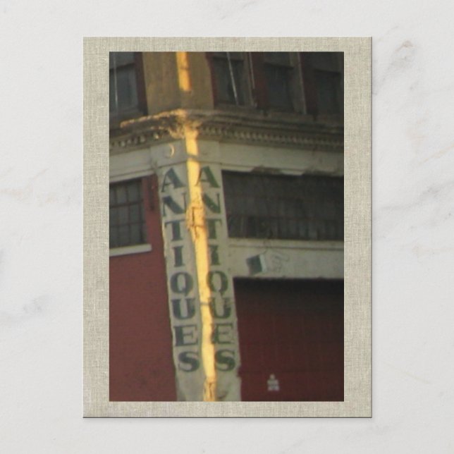 Carte Postale Symbole de la boutique d'antiquités de Pittsburgh (Devant)