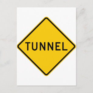 Carte Postale SYMBOLE DE LA ROUTE DU tunnel