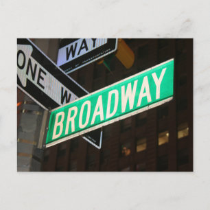 Carte Postale Symbole de la rue Broadway