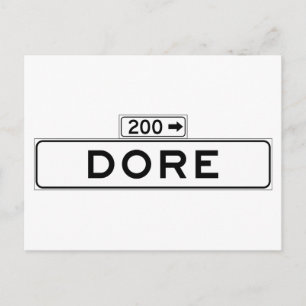 Carte Postale Symbole de la rue Dore, San Francisco