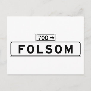 Carte Postale Symbole de la rue Folsom, San Francisco