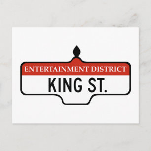 Carte Postale Symbole de la rue King, Toronto