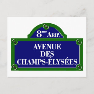 Carte Postale Symbole de l'avenue des Champs-Elysées, Paris