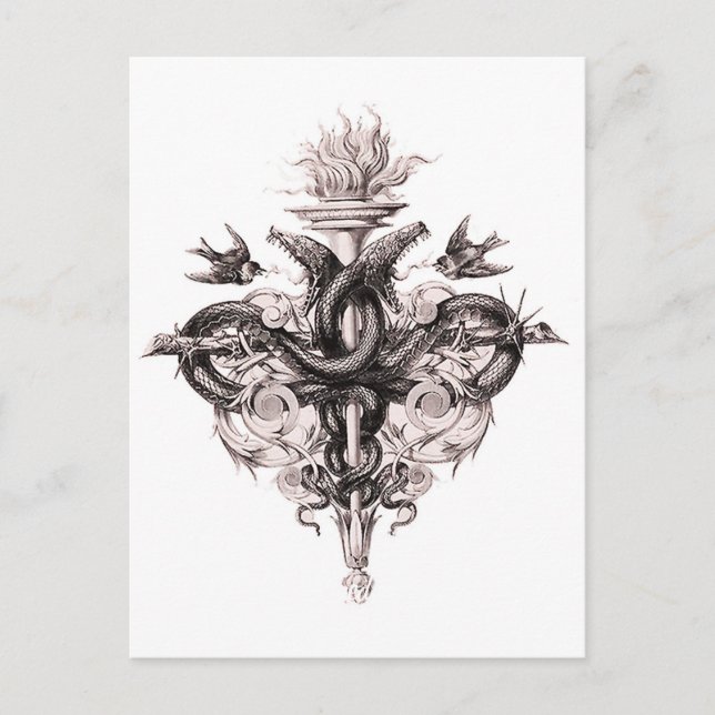 Carte postale Symbole de l'Équilibre (Devant)