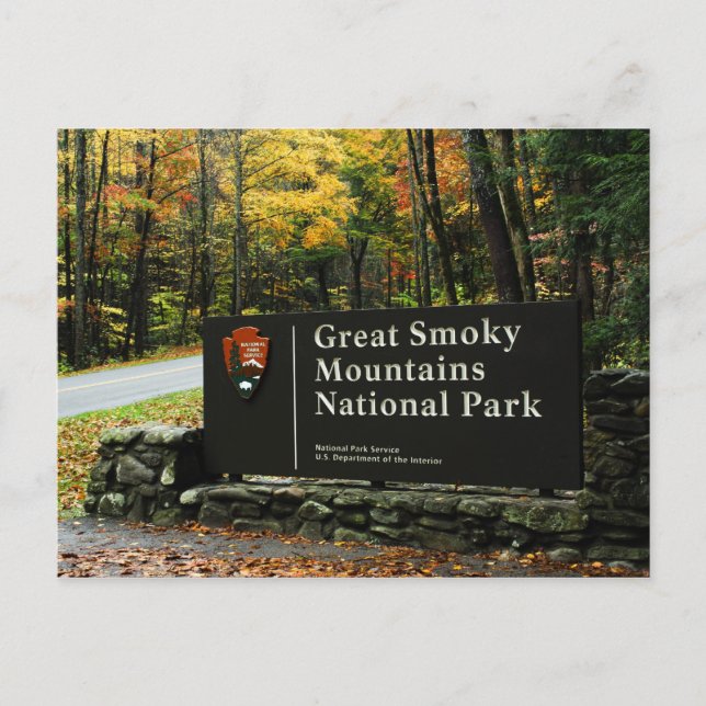 Carte Postale Symbole du parc national des Great Smoky Mountains (Devant)