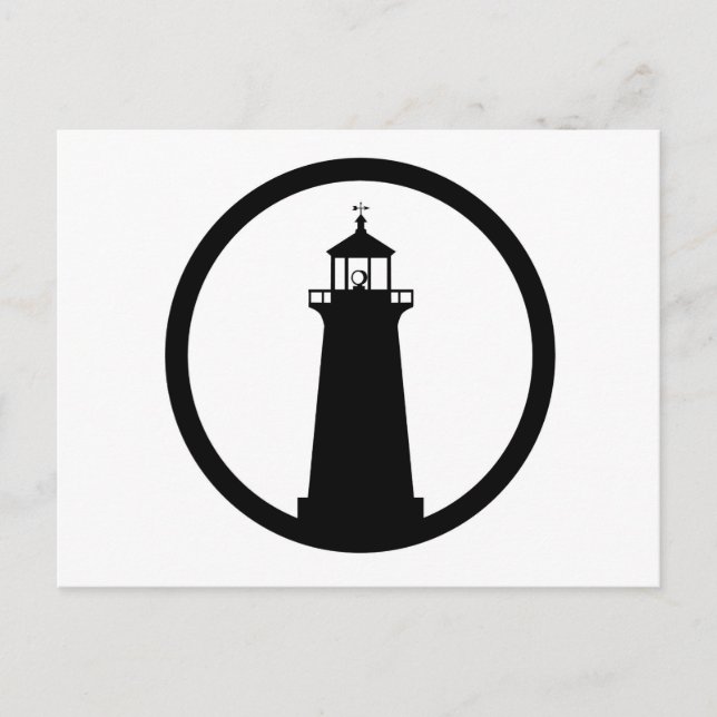 Carte Postale symbole du phare (Devant)