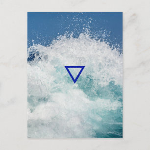 Carte Postale Symbole Elément Eau
