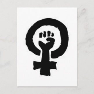 Carte Postale Symbole féministe