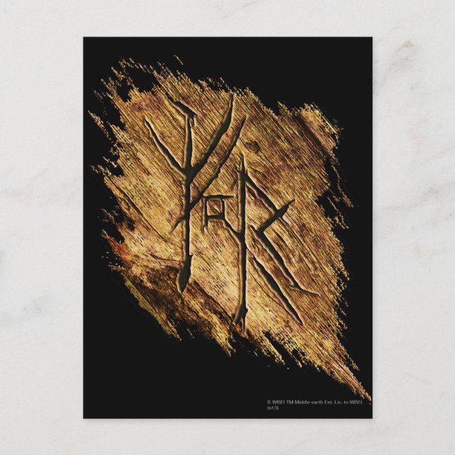 Carte Postale Symbole Mirkwood (Devant)