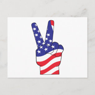 Carte Postale SYMBOLE Patriotique DE LA PAIX USA