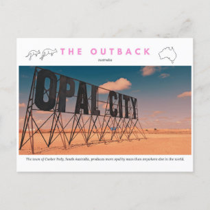 Carte Postale SYMBOLE PRATIQUE DU Cobre Opal City