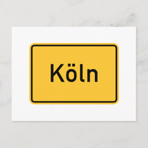 Carte Postale SYMBOLE ROUTIER DE Cologne, Allemagne