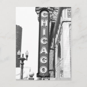 Carte Postale SYMBOLE THÉÂTRE DE Chicago
