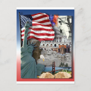 Carte Postale Symboles américains