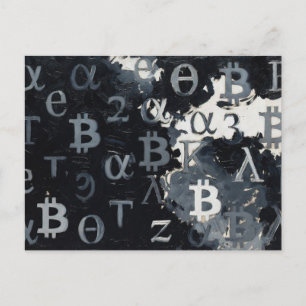 Carte Postale Symboles de Bitcoin (Style : 11)