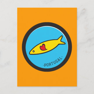 Carte Postale Symboles du Portugal - Sardine Nr. 02