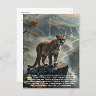 Carte postale Symbolisme de cougar