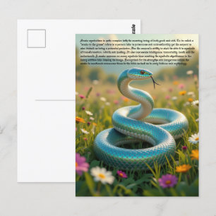 Carte Postale Symbolisme serpent