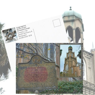 Carte Postale Synagogue de la congrégation Mickve Israel Savanna